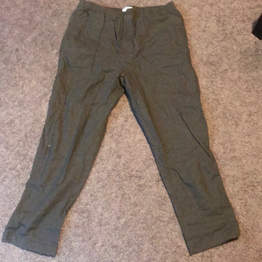 Your neighbors.  Thin linen pants